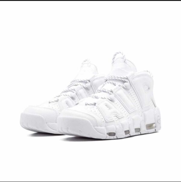 Nike Air More Uptempo Triple White 921948-100 - Image 4