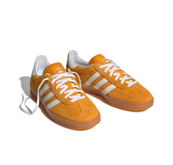 adidas Gazelle Indoor Orange Peel White (Women's) HQ8716 - Image 3