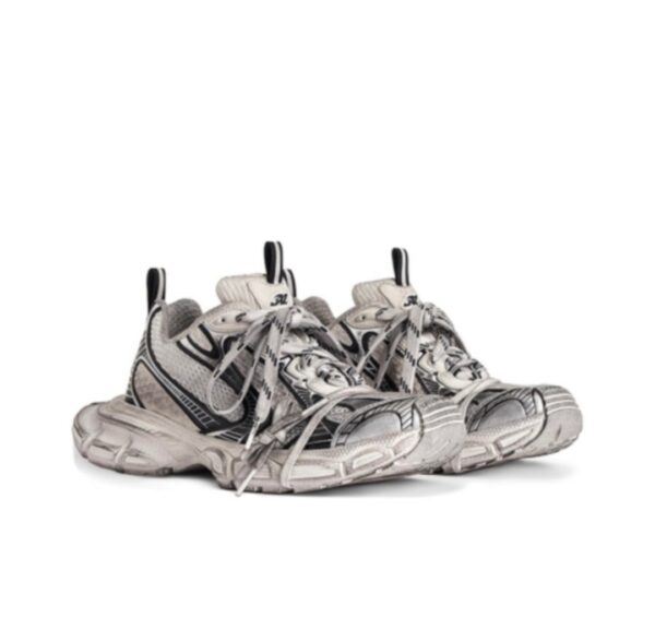 Balenciaga 3XL Sneakers 'White and Black Mesh and Polyurethane' 734734W3XL49710 - Image 3