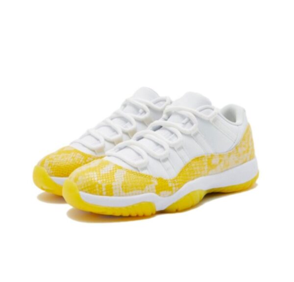 Jordan 11 Retro Low Yellow Snakeskin (Women's) AH7860-107 - Image 3