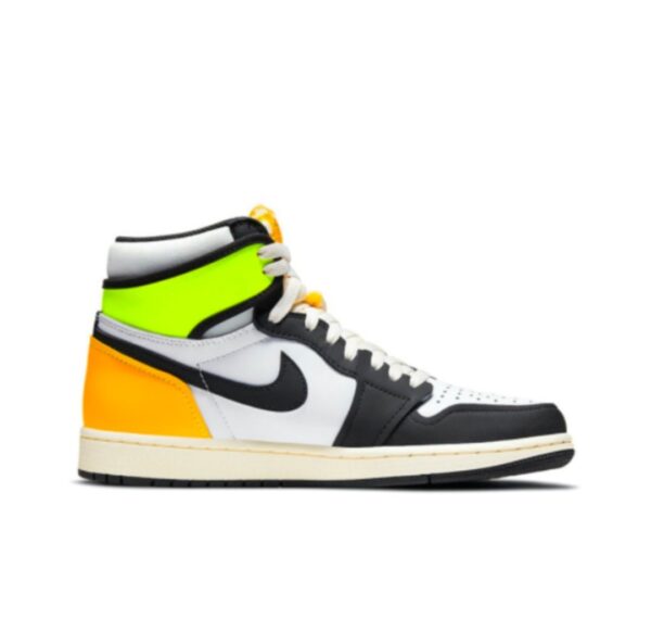 Jordan 1 Retro High White Black Volt University Gold 555088-118 - Image 3