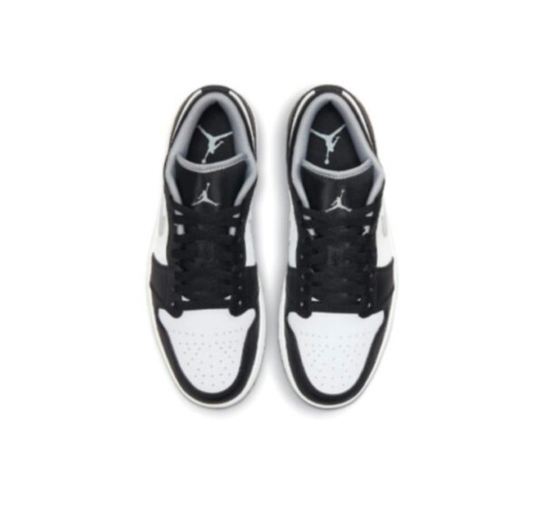 Jordan 1 Low Black White Grey 553558-040 - Image 4