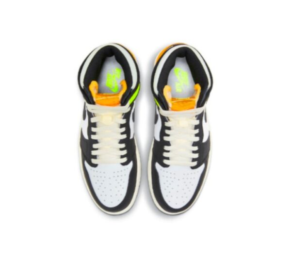 Jordan 1 Retro High White Black Volt University Gold 555088-118 - Image 4