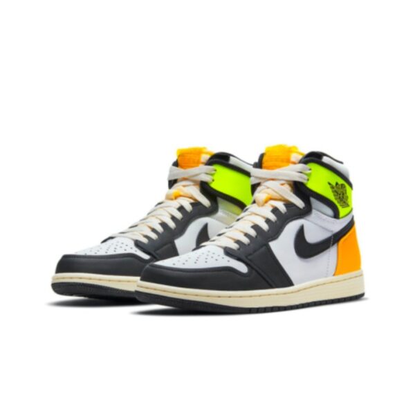 Jordan 1 Retro High White Black Volt University Gold 555088-118 - Image 2