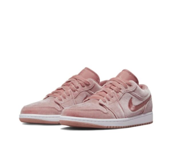 Air Jordan 1 Low SE Pink Velvet (Women's) DQ8396-600 - Image 5