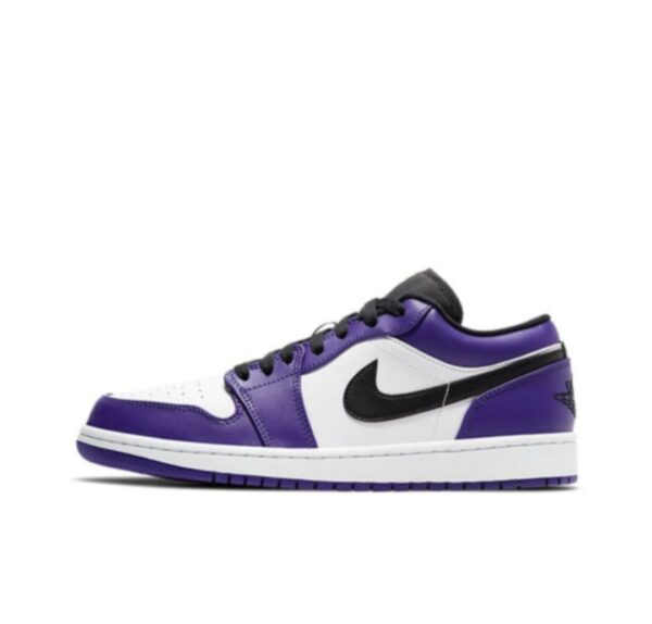 Jordan 1 Low Court Purple White 553558-500