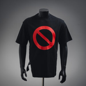 Balenciaga 24SS No Entry Print Inside-Out T-Shirt