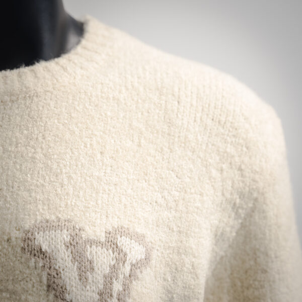 Louis Vuitton LV Intarsia Logo Crewneck Knit Sweater - Image 6