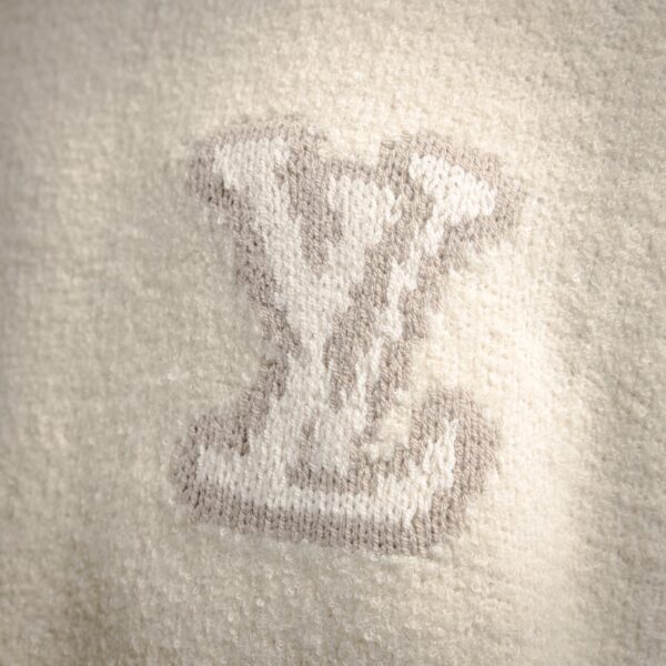 Louis Vuitton LV Intarsia Logo Crewneck Knit Sweater - Image 7