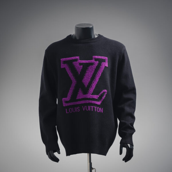 Louis Vuitton 24SS Flocked Logo Crewneck Sweater