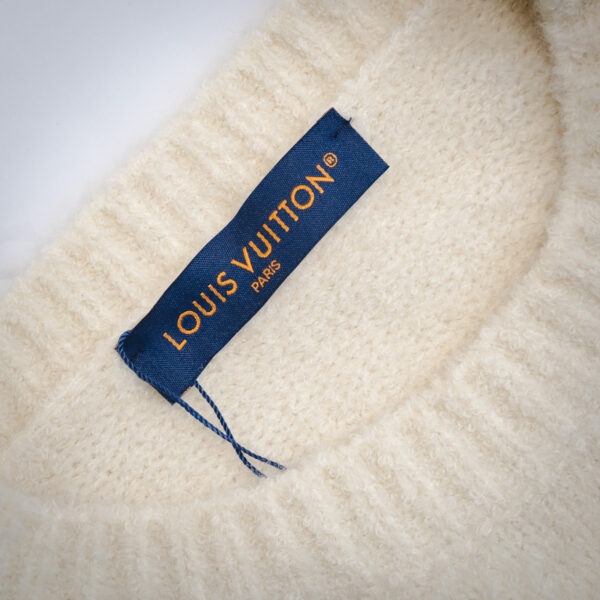 Louis Vuitton LV Intarsia Logo Crewneck Knit Sweater - Image 5
