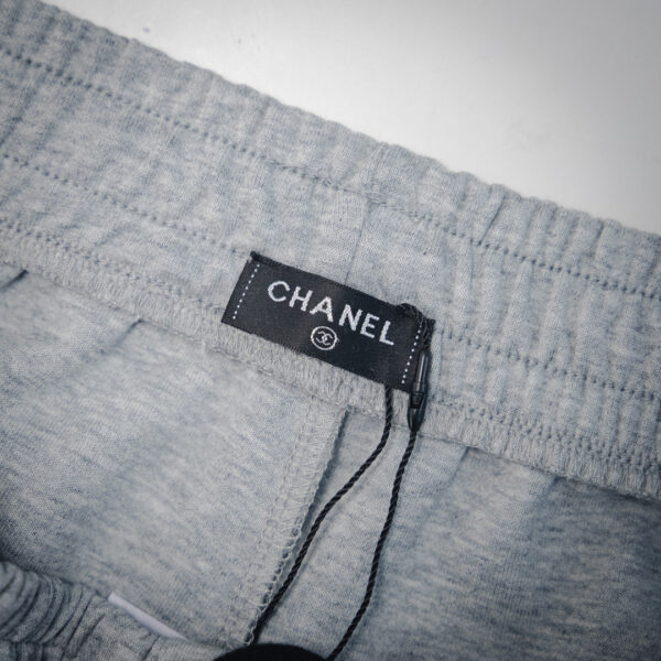 CHANEL Classic Embroidered Double-C Wide-Leg Pants 13 - Image 4