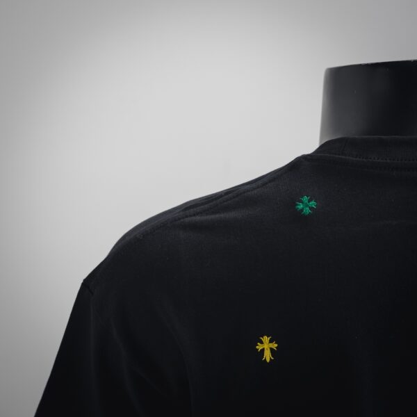 Chrome Hearts Colorful Full Logo Embroidery Short Sleeve T-Shirt - Image 6