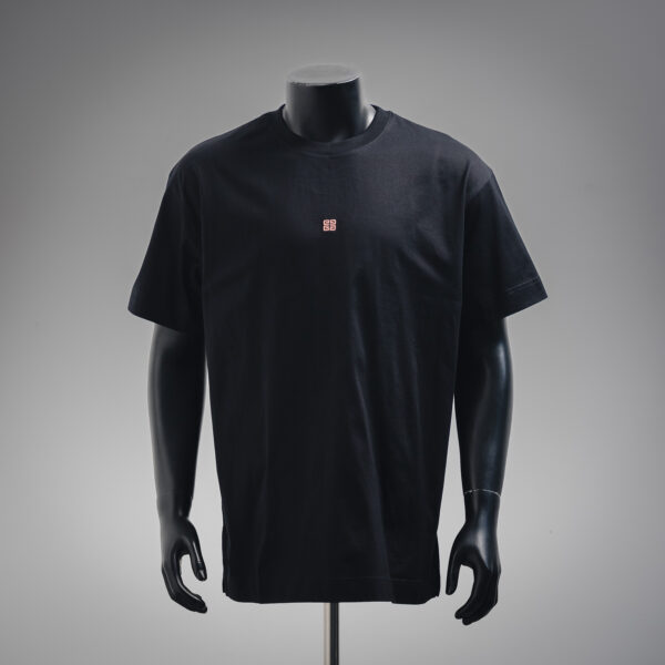 GIVENCHY 25SS Pink Logo Embroidered Cotton T-Shirt