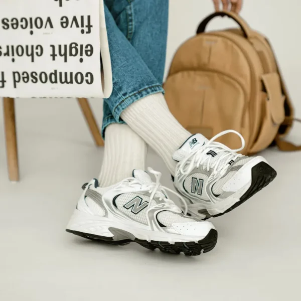 New Balance 530 White Silver Navy MR530SG - Image 12