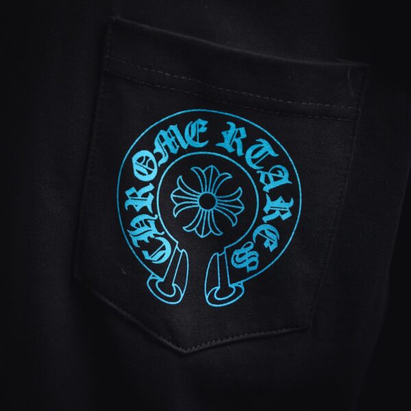 Chrome Hearts 25SS Overlapping Blue Cross Print T-Shirt - Image 7