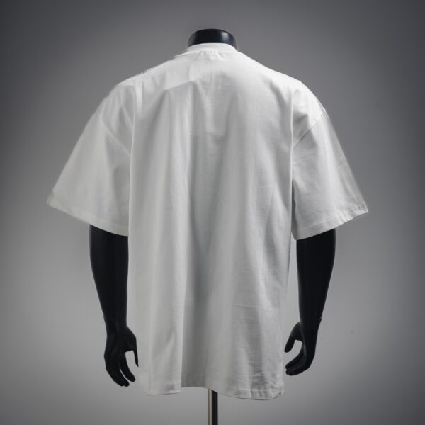 WE11DONE Popular Leather Label Silicone 3D Print Short Sleeve T-Shirt - Image 3