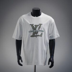 Louis Vuitton 25SS Velour Logo Short Sleeve T-Shirt