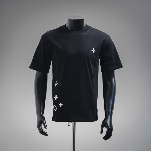 Louis Vuitton 25SS Embroidered Monogram Short Sleeve T-Shirt