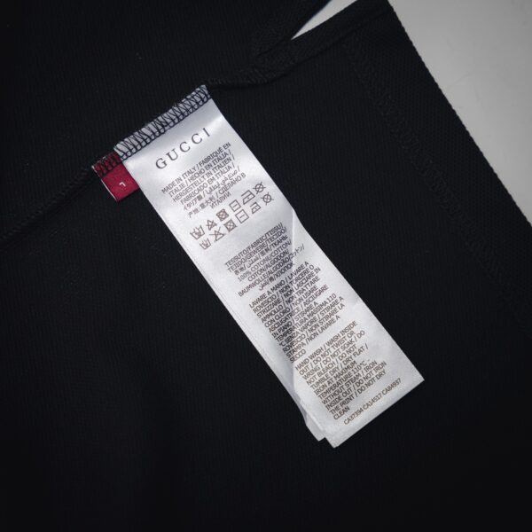 GUCCI Embroidered Pocket Short Sleeve Polo Shirt - Image 10