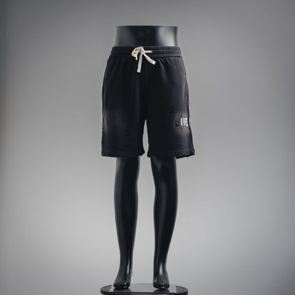 Givenchy Water-Washed Distressed Print Shorts