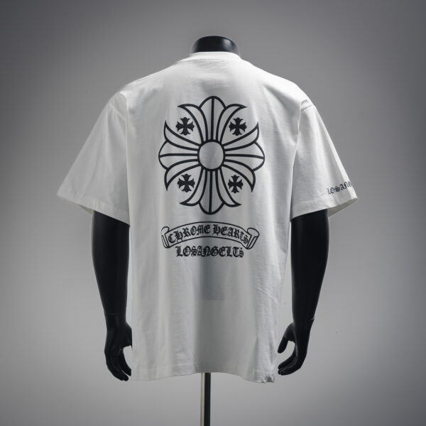 CHROME HEARTS Pocket Cross Print Short Sleeve T-Shirt