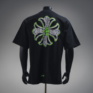 Chrome Hearts Heavy Sanskrit Cross Embroidered Oversized T-Shirt