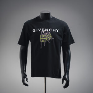 GIVENCHY 23SS Lock and Letter Print Short Sleeve T-Shirt