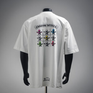 Chrome Hearts 25SS Black & White Nine-Grid Graphic T-Shirt