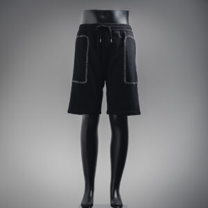 LOEWE Herringbone Curve Embroidered Terry Cotton Shorts