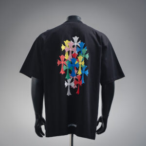 Chrome Hearts 23SS Colorful Cross Print T-Shirt
