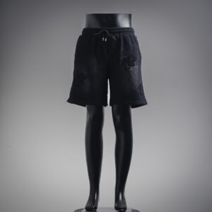 Chrome Hearts 25SS Sword Pendant Cross Appliqué Embroidered Shorts