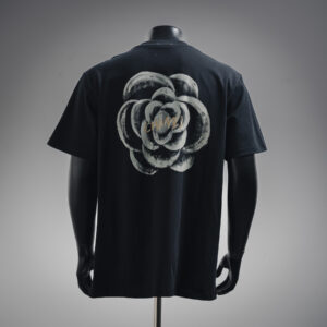 Chanel Hand-Painted Floral Print T-Shirt