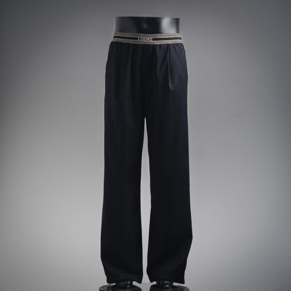 LOEWE Anagram Logo Webbed Belt Trousers