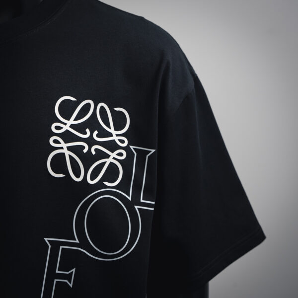 Loewe 25SS Cut-Out Letter Logo Short Sleeve T-Shirt - Image 5